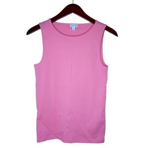 J. CREW Factory NWT Sleeveless Cotton Tank Top Size Small in Coral Pink